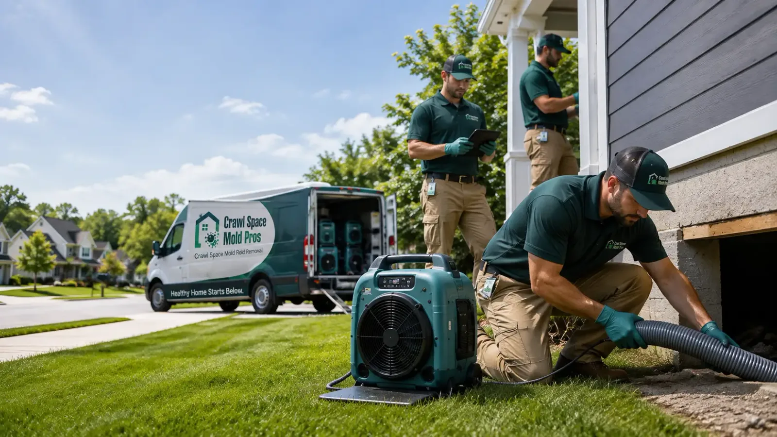 Crawl Space Mold Removal in Buckfield, ME